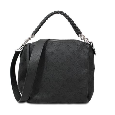 Louis Vuitton Tote Babylone Chain Monogram Mahina BB Noir 